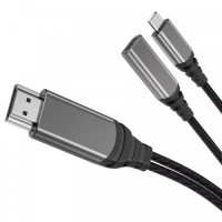 

                                    Wiwu X10 Nylon Braided Type-C To HDMI Cable